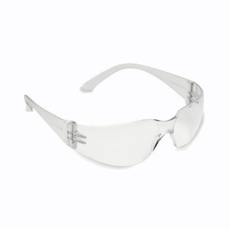 Safety Glasses, Scratch-Resistant, Clear Polycarbonate Lens, Wrap-Around Frame MPN:EHF10S