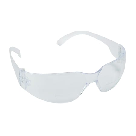 Safety Glasses, Gray, Clear, 2.0 Diopter, PR MPN:EHF10S20
