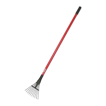8 in Shrub Rake, 10 Tines, 59-1/2 in L Fiberglass Handle MPN:92317