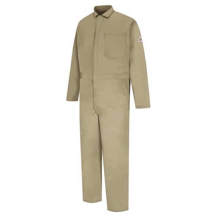 Coverall, 11 cal/sq cm ATPV, 5XL, 30 1/2 in Inseam, 100% Cotton, Zipper MPN:CEC2KH RG 62