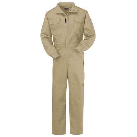Coverall, 8.6 cal/sq cm ATPV, XL, 32 in Inseam, Zipper MPN:CLB2KH LN 46