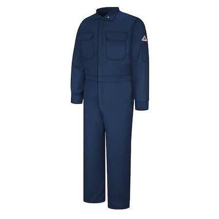 Coverall, 8.6 cal/sq cm ATPV, 3XL, 30 1/2 in Inseam, 88% Cotton/12% Nylon, Zipper MPN:CLB2NV RG 56