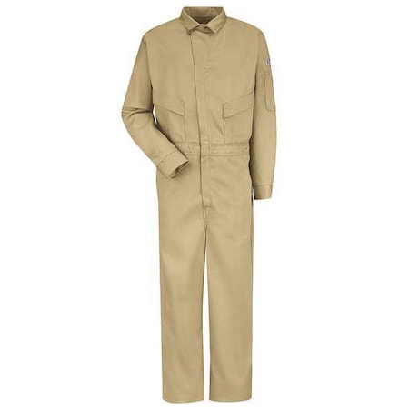 Coverall, 9.1 cal/sq cm ATPV, M, 30 1/2 in Inseam, Zipper MPN:CLD4KH RG 40