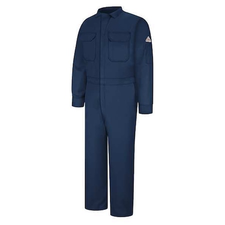 Coverall, 11 cal/sq cm ATPV, 4XL, 30 1/2 in Inseam, 48% Modacrylic/37% Lyocell/15% Para-Aramid MPN:CMD6NV RG 58