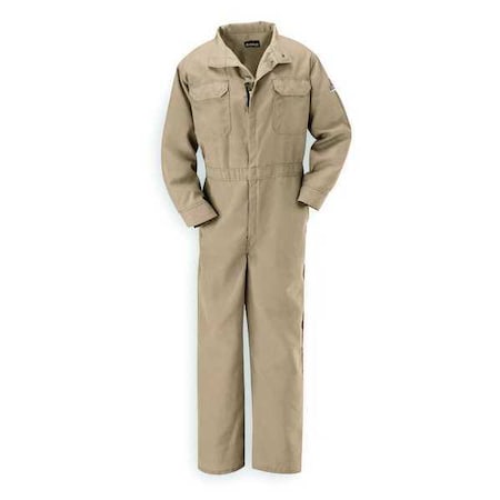 Coverall, 4.4 cal/sq cm ATPV, 3XL, 30 in Inseam, Nomex® IIIA, Zipper MPN:CNB2TN RG 54
