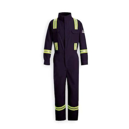 Coverall, 5.2 cal/sq cm ATPV, L, 30 in Inseam, Nomex® IIIA, Zipper MPN:CNBTNV RG 42