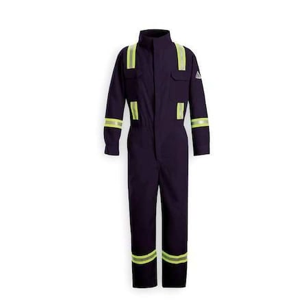 Coverall, 5.2 cal/sq cm ATPV, 3XL, 30 in Inseam, Nomex® IIIA, Zipper MPN:CNBTNV RG 56