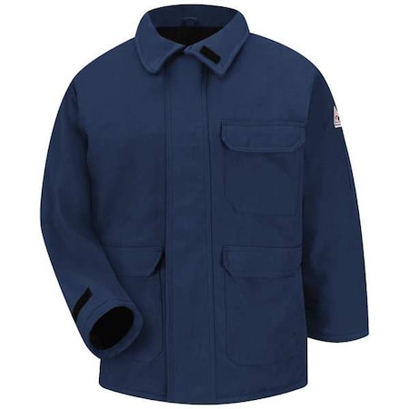 FR Coat, 62 cal/sq cm, M, 6 oz Zipper Closure MPN:JNP2NV LN M