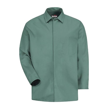 Coat, 100% Cotton, Grippers, Visual Green, S MPN:KEW2VG RG S