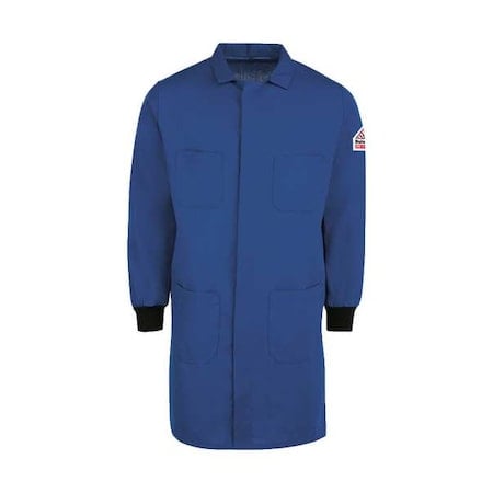 FR Lab Coat, 4.4 cal/sq cm, 3XL, 4.5 oz Nomex, Snaps Closure MPN:KNC2RB 3L 0R