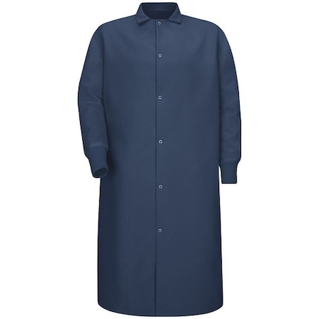 RED KAP GRIPPER FRONT BUTCHER COAT MPN:KS60NV RG XL