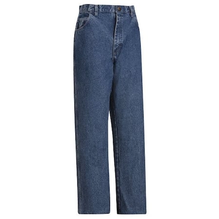 Men's Mens Stone Washed Loose Fit Jean, 28, Navy MPN:PEJ6SW 28 34