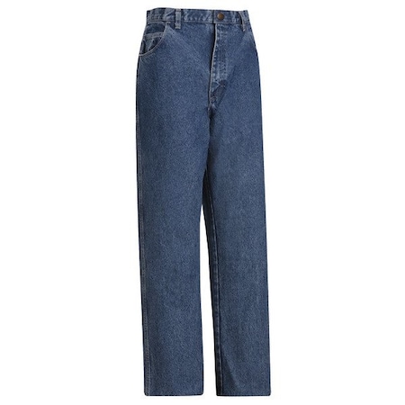 Men's Mens Stone Washed Loose Fit Jean, 31, Navy MPN:PEJ6SW 31 30