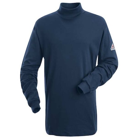 Men's Flame-Resistant Mock Turtleneck Shirt, 8.9 cal/sq cm, M, Excel FR® MPN:SEK2NV RG M