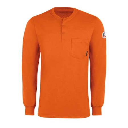 Men's Flame-Resistant Henley Shirt, 8.9 cal/sq cm, 4XL, Excel FR® MPN:SEL2OR RG 4XL