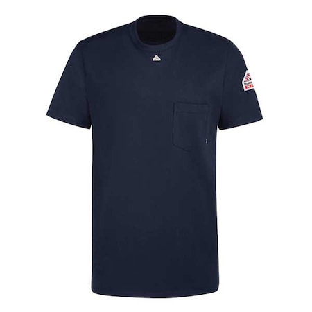 Men's Flame-Resistant T-Shirt, 8.9 cal/sq cm, XL, Excel FR® MPN:SET8NV SSLXL