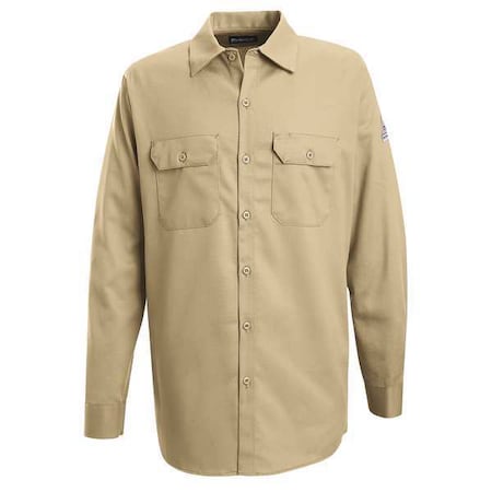Men's Flame-Resistant Collared Shirt, 7.7 cal/sq cm, XL, Excel FR® MPN:SEW2KH LN XL