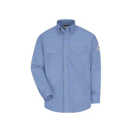 Men's Flame-Resistant Collared Shirt, 8.6 cal/sq cm, M, ComforTouch® MPN:SLU2LB RG M