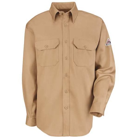 Men's Flame-Resistant Collared Shirt, 9.1 cal/sq cm, LT, ComforTouch® MPN:SLU8KH LN L