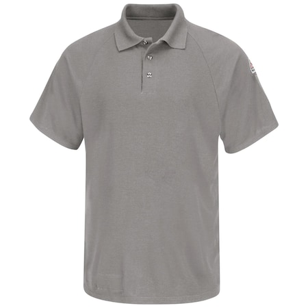 FR Short Sleeve Polo, M, Grey MPN:SMP8GY SS M
