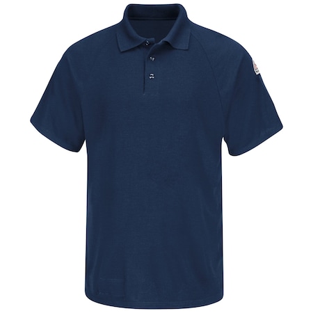 FR Short Sleeve Polo, L, Navy MPN:SMP8NV SS L