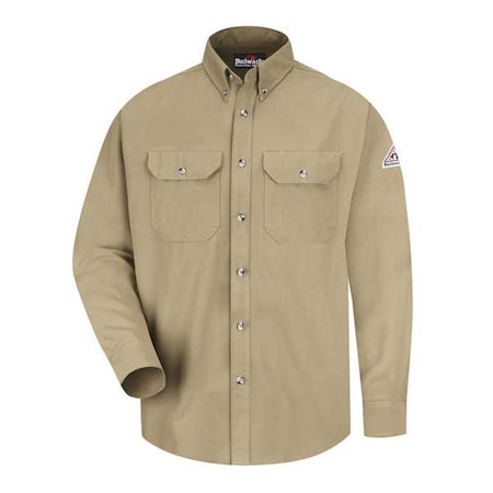 Men's Flame-Resistant Collared Shirt, 9 cal/sq cm, M, CoolTouch 2 MPN:SMU2KH RG M