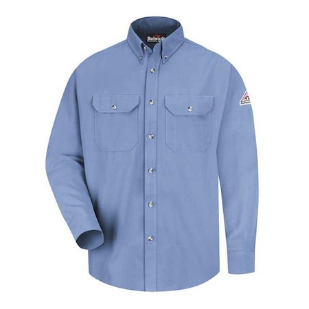 Men's Flame-Resistant Collared Shirt, 9 cal/sq cm, L, CoolTouch 2 MPN:SMU2LB RG L