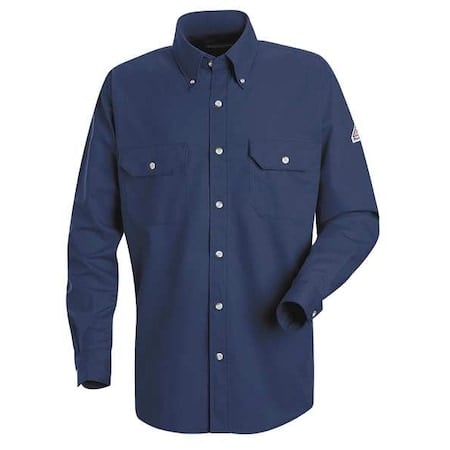 Men's Flame-Resistant Collared Shirt, 9 cal/sq cm, XLT, CoolTouch 2 MPN:SMU2NV LN XL