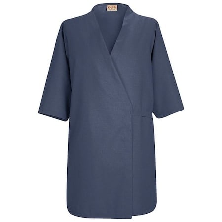 COLLARLESS BUTCHER WRAP-NAVY SZ 4XL MPN:WP18NV RG 4XL