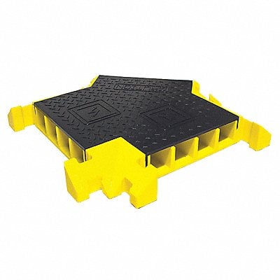 Cable Protector 3-Way 4 Channels 2 ft. MPN:BB4Y-300GM-B/Y