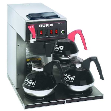 Black, Silver Direct Line 64 oz Automatic Coffee Brewer MPN:12950.0212