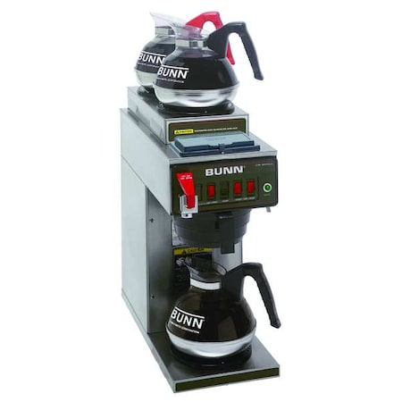 Black, Silver Direct Line 64 oz Automatic Coffee Brewer MPN:12950.0213