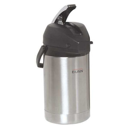 Stainless Steel 2.5 L Coffee, 2.5 Liter, Airpot, Stainless Steel MPN:32125.0000