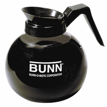 Pourover Decanter, Pour Over Style, Glass Base Material, 64 oz Capacity, Black MPN:42400.0101