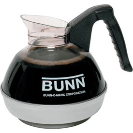 Bunn 06100.0101 - Coffee Decanter Stainless Steel Bottom 12-Cup Unbreakable Black Handle 06100.0101
