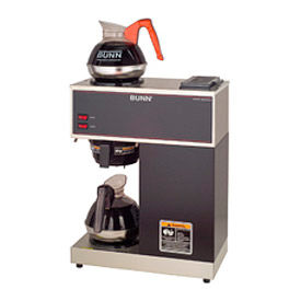 12 Cup Pourover Coffee Brewer With 2 Warmers VPR-Black 2 Easypour Decanter 33200.0002