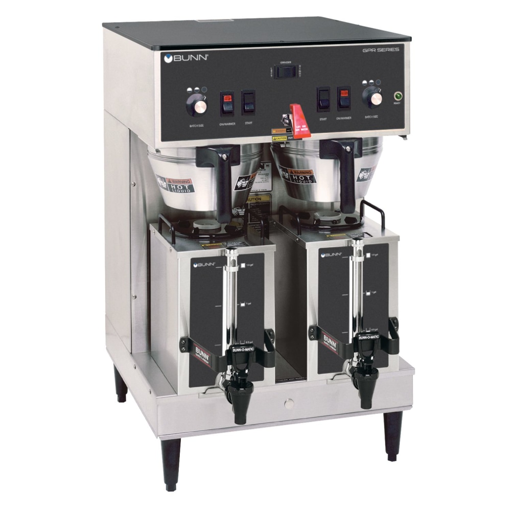 BUNN Dual GPR 120/240V 302-Cup Coffeemaker, Stainless Steel MPN:20900.0011