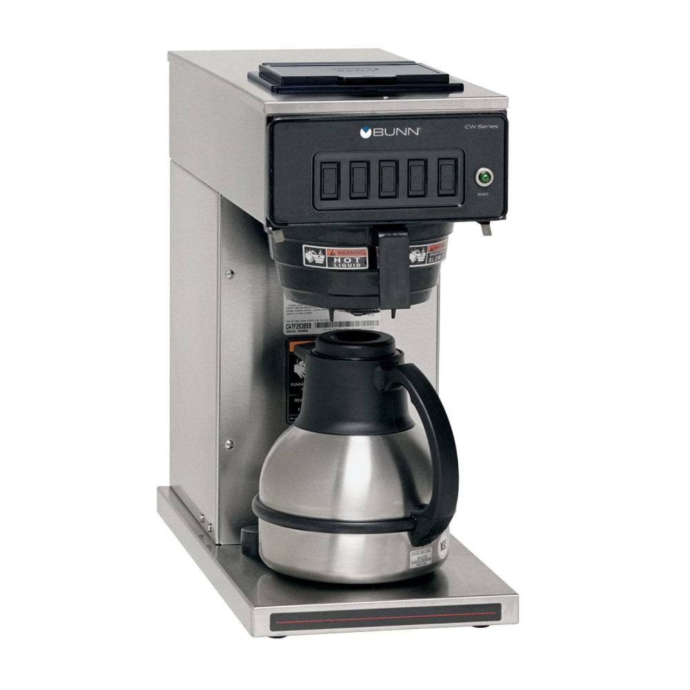 BUNN 12-Cup Thermal Commercial Coffee Brewer, Silver MPN:23001.0040