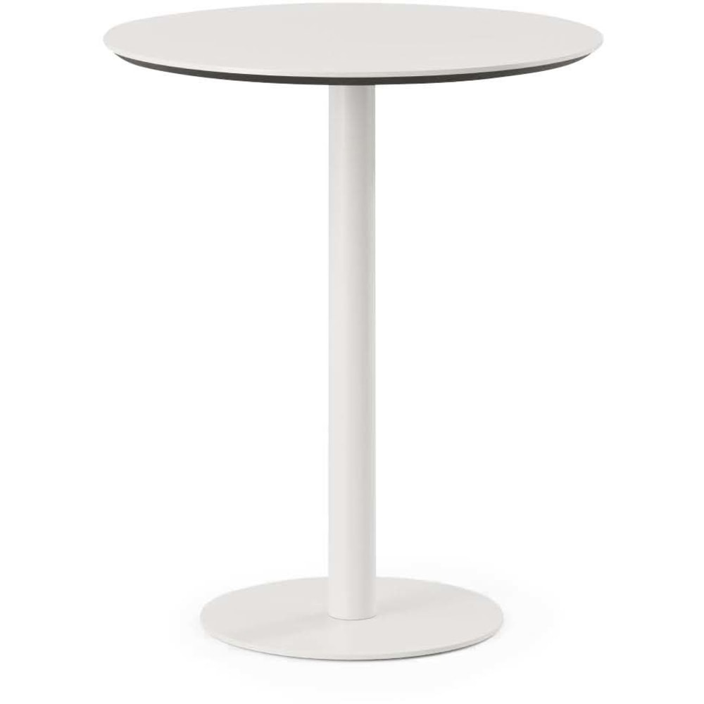 Branch Furniture Round Bistro Table, 42inH x 36inW x 36inD, White Top/White Base MPN:12-03-36-20