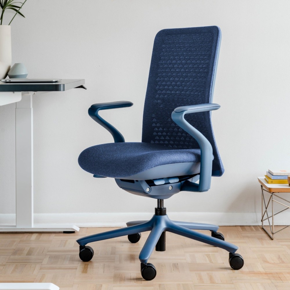 Branch Furniture Verve Seating Ergonomic Fabric Mid-Back Task Chair, Cobalt MPN:11-10-00-97