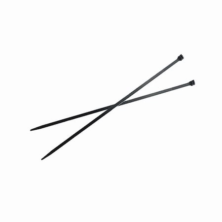 Cable Tie, 14-1/2 in L, 4 in Max Bundle Dia., Black, Nylon 6/6, 50 lb Strength MPN:CT50400C0