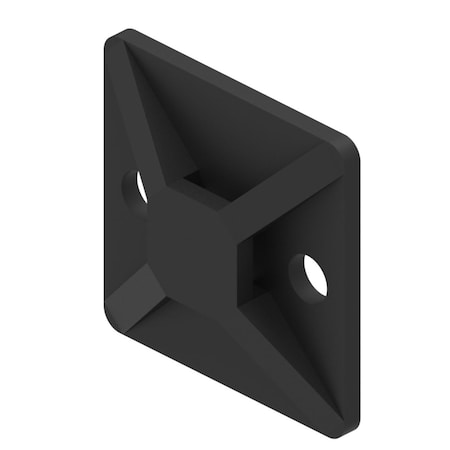 Mntg Base, Cable Tie, Nylon, Black, 0.99