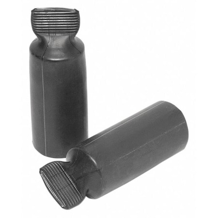 Heat Shrink End Cap, Heavy Wall, 3:1 I.D. Shrink Ratio, Black, 3-1/4 in, 5 PK MPN:HSIC301000FR