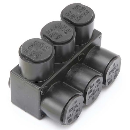MultitapConnector, Alum, Blk, Hex, 3Port MPN:1PL2503