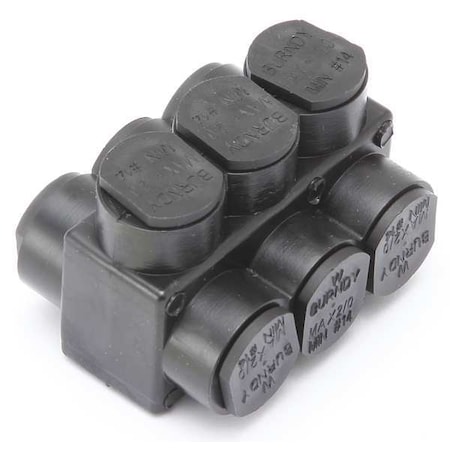 MultitapConnector, Alum, Blk, Hex, 3Port MPN:1PLD2/03