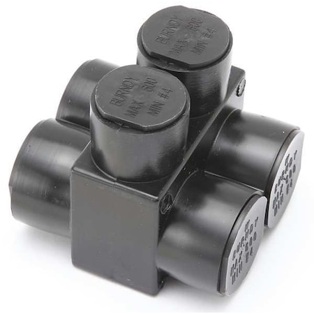 MultitapConnector, Alum, Blk, Hex, 2Port MPN:1PLD6002