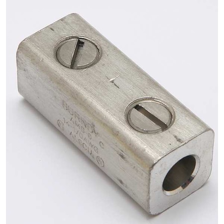 Mechanical Lug, 2 Conductor, 7/16 in Stud, Aluminum MPN:AMS0