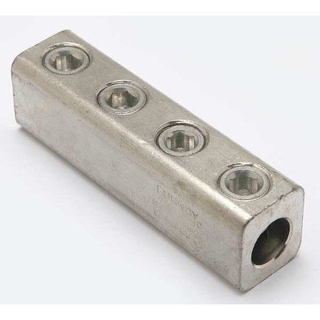 Mechanical Lug, 250 kcmil Max, 2 Conductor, 5/8 in Stud, Aluminum MPN:AMS250