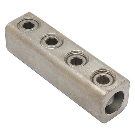 Mechanical Lug, 350 kcmil Max, 2 Conductor, 11/16 in Stud, Aluminum MPN:AMS350