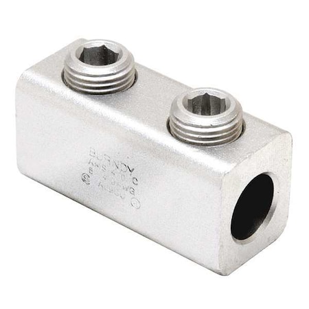 Mechanical Lug, 4/0 AWG Max, 2 Conductor, 9/16 in Stud, Aluminum MPN:AMS4/0